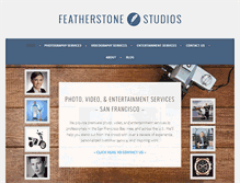 Tablet Screenshot of featherstonestudios.com